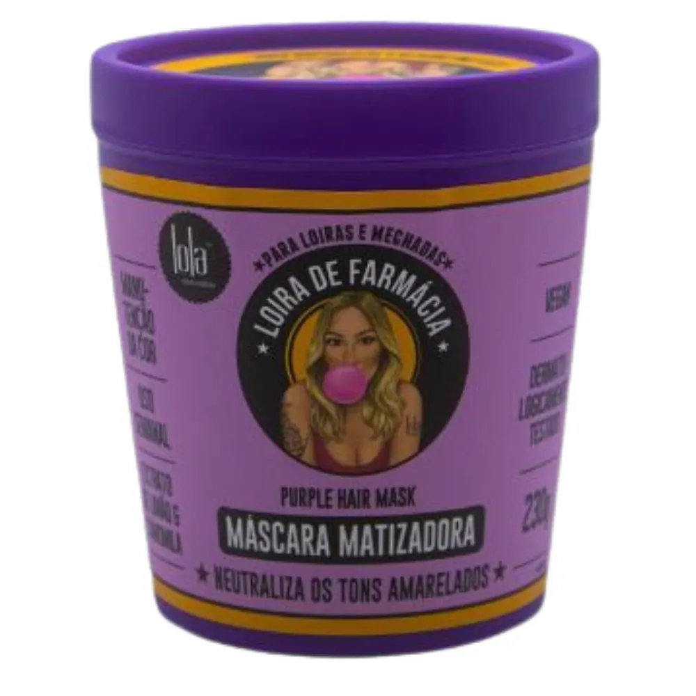 Lola Cosmetics Loira De Farmácia Máscara Matizadora 230g - Imagen 1